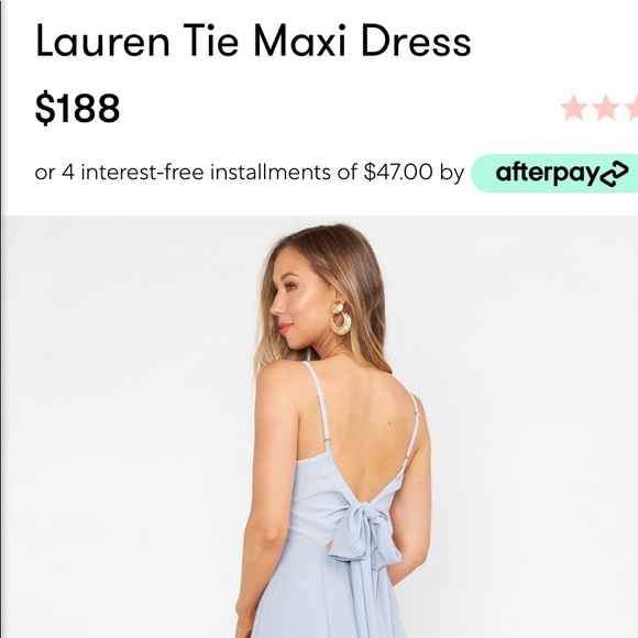 New With Tags- Never Worn SHOW ME YOUR MUMU Lauren Maxi (Bridesmaid’s Dress) - Picture 2 of 2